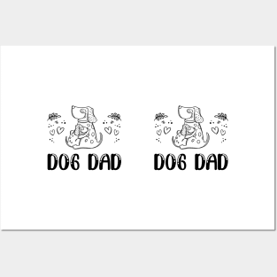 Dog Dad Posters and Art